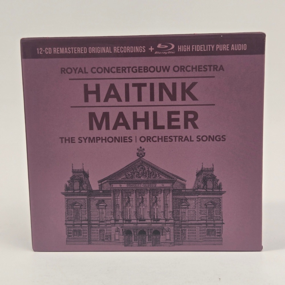 Mahler Complete Symphonies Bernard Haitink 12 CD Blu-ray Audio Decca Box Set NM